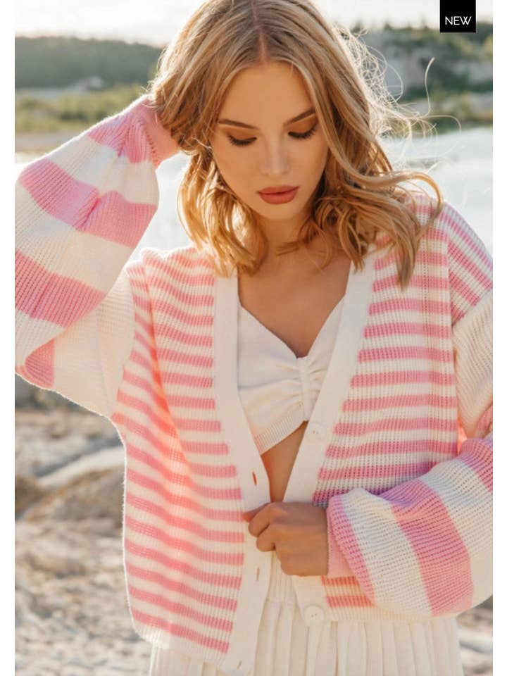 Nenya Fashion Limited - Vente Cardigan – femme - Cardigan boutonné à col en V4