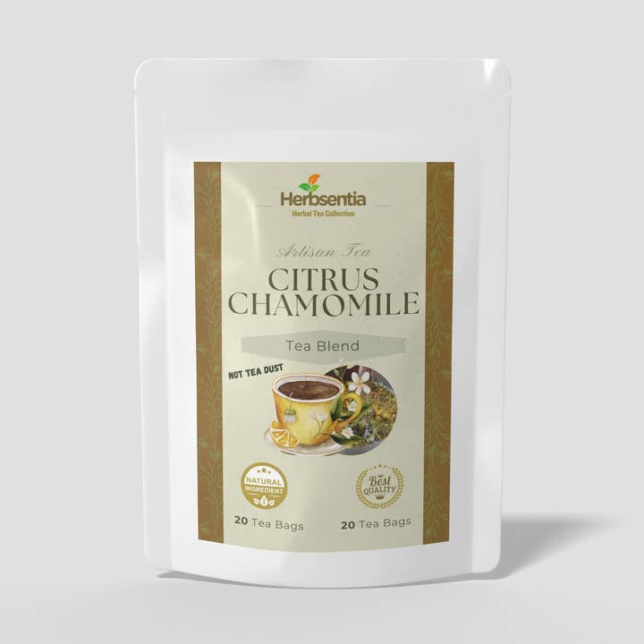 Citrus Chamomile Tea – Bright chamomile with citrus & floral for wholesale by Succus