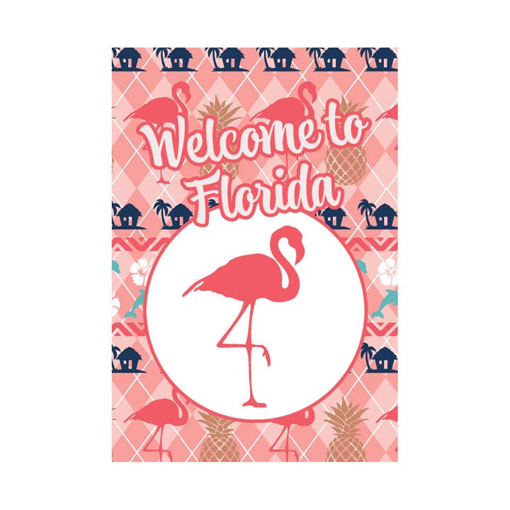 Bem-vindo a Florida - Flamingo por atacado de Fun Fridge Magnets