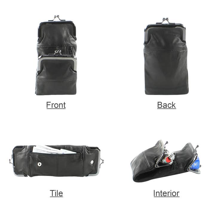 Leather Impressions Inc - Wholesale Cigarette Case - Lambskin Fold Over Cigarette Case Style : 7198