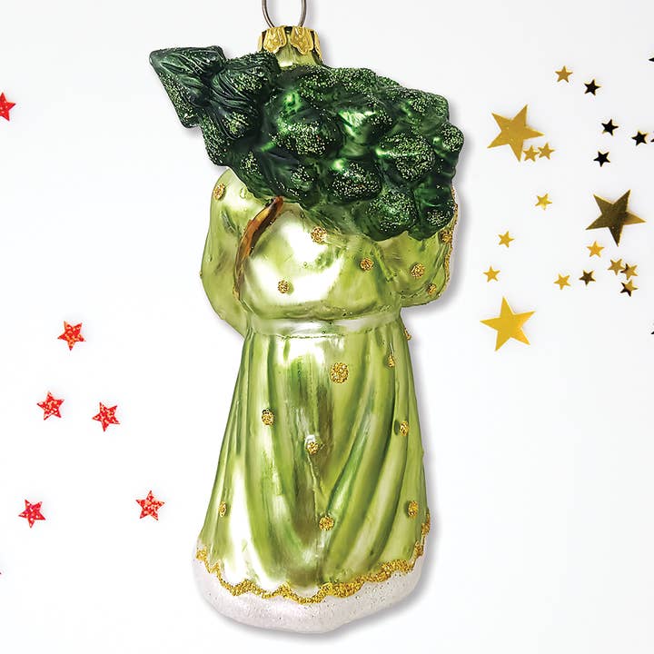 OrnamentallyYou – wholesale Ornament – Spirit of the Forest Father Santa Victorian Glass Ornament2