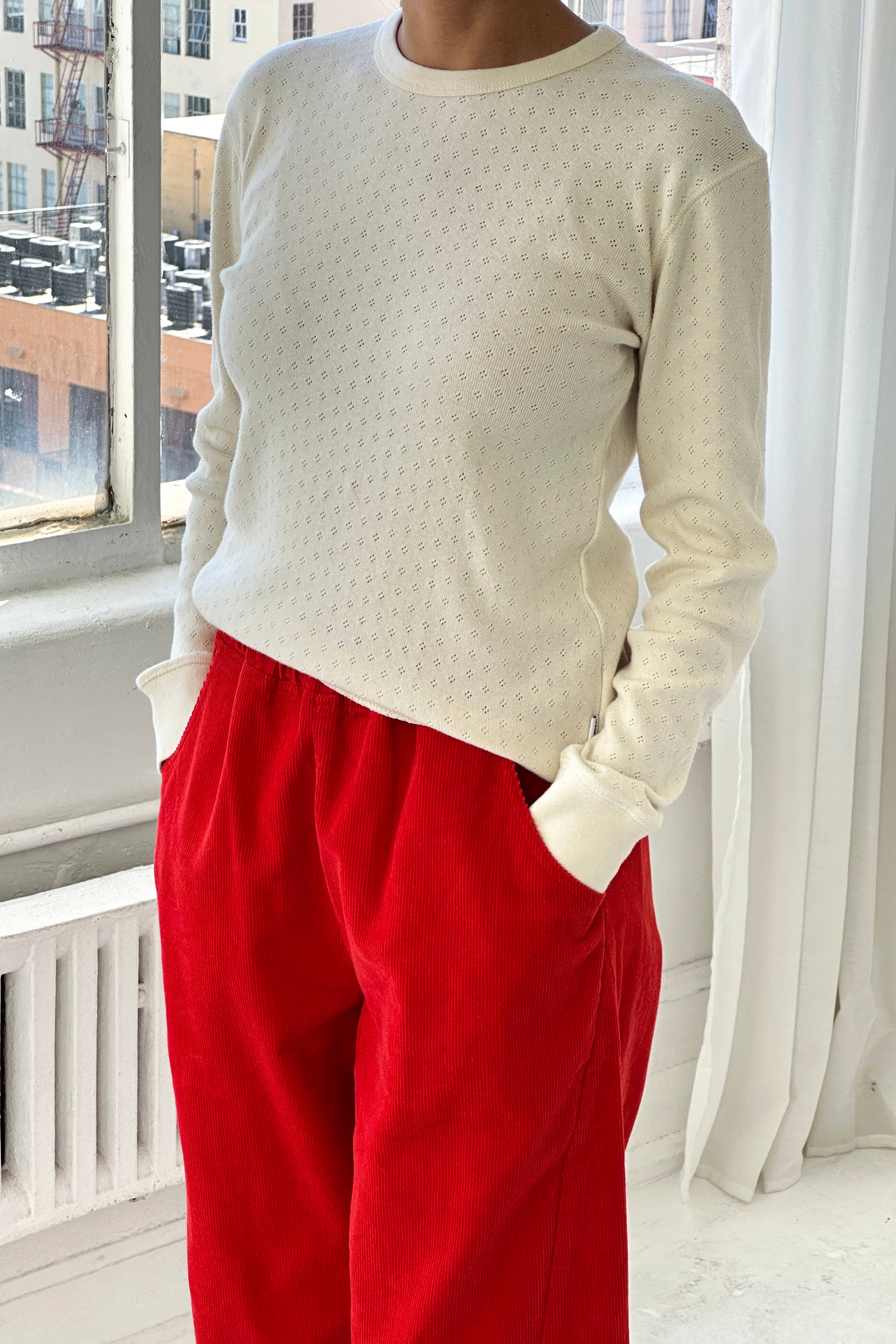 Le Bon Shoppe - Vendita all'ingrosso Maglietta - Donna - Maglietta Fondamentale Pointelle (2S-2M-1L)18