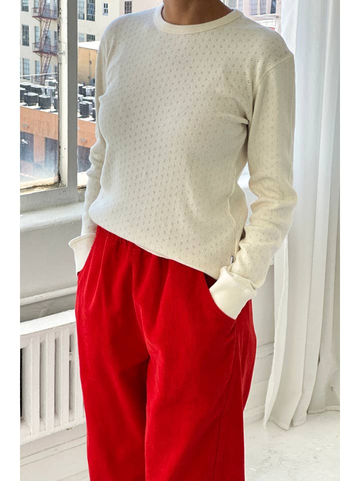 Le Bon Shoppe - Vendita all'ingrosso Maglietta - Donna - Maglietta Fondamentale Pointelle (2S-2M-1L)18