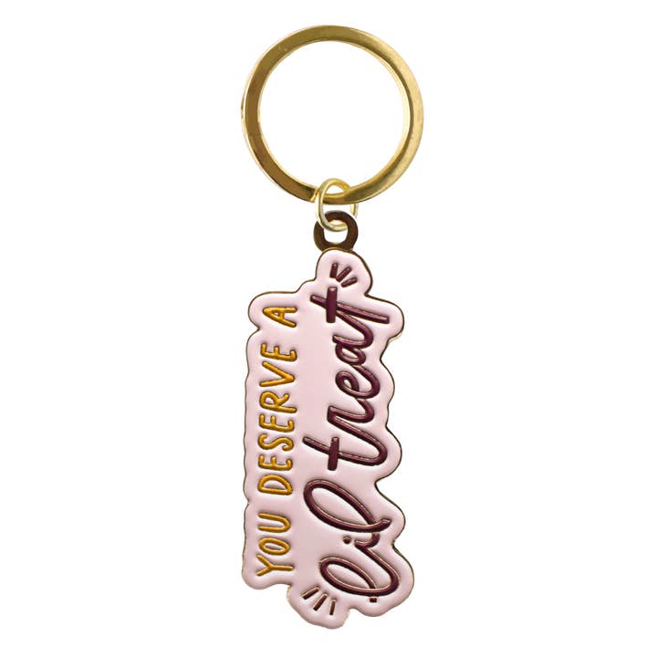 You Deserve A Lil Treat Keychain for wholesale by Kyn You Believe It