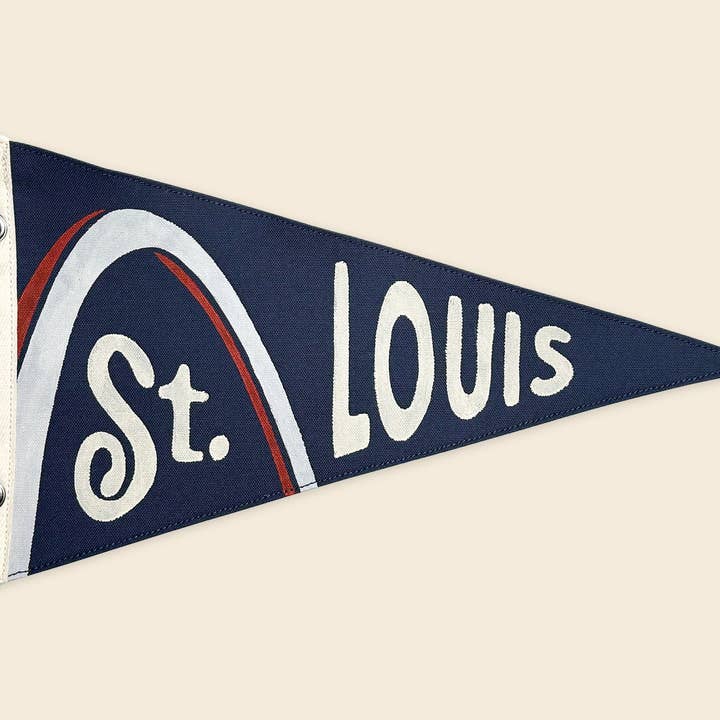 St. Louis Vintage-Inspired Pennant for wholesale by Wild Northland