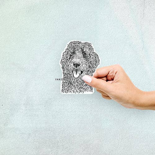 Inkopious - Wholesale Sticker - Murr Dog Labradoodle - Decal Sticker1