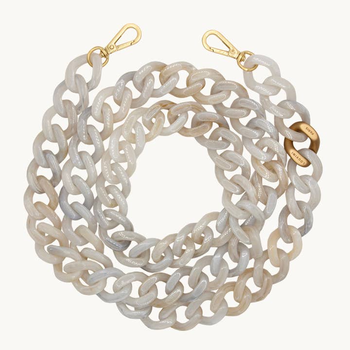 CHAINE ZOE - BLANC MARBRÉ for wholesale by Louvini Paris