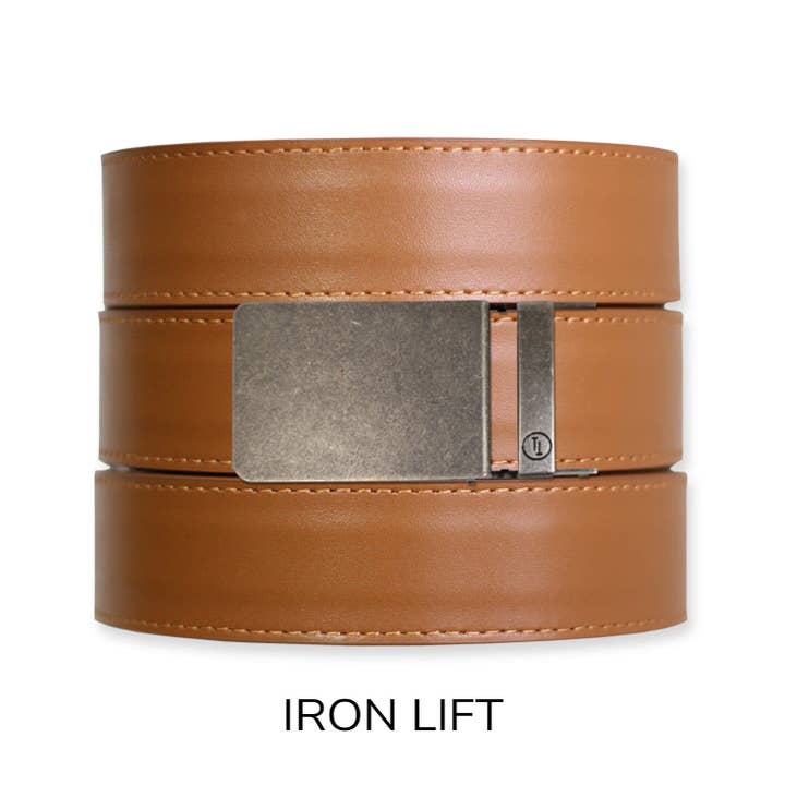 Tough Apparel - Wholesale Belt - Men's - British Tan Top Grain Leather Ratchet Belt & Buckle Set10