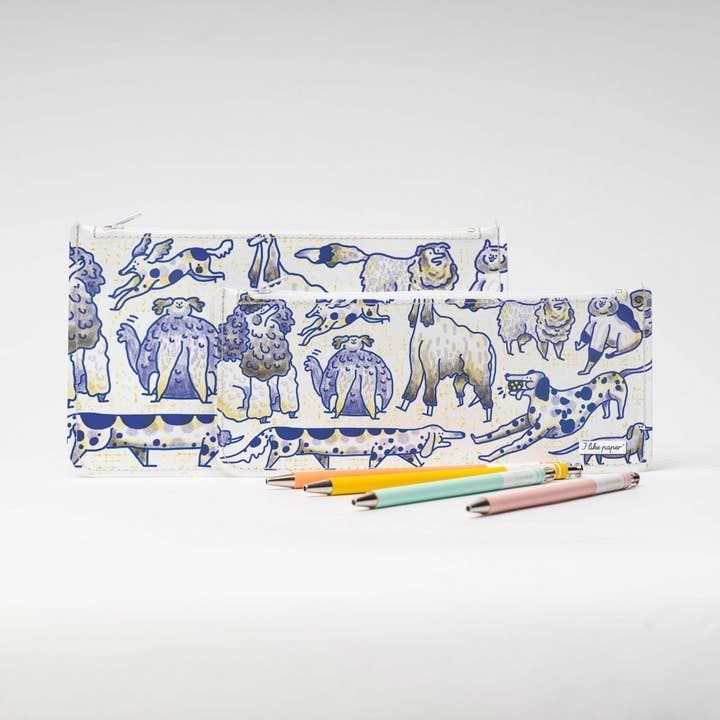 Trousse en Tyvek® DOGS OF BERLIN pour la vente par I Like Paper