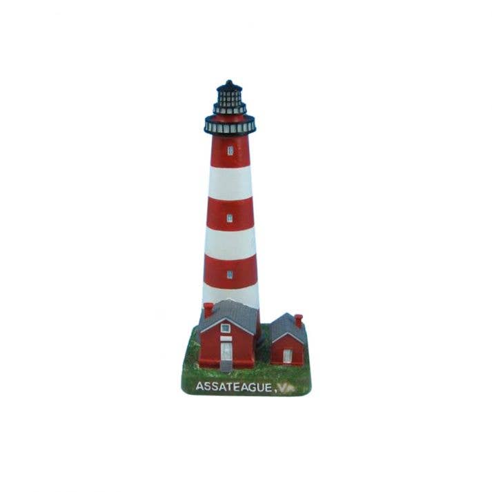 Assateague Lighthouse Decoration 7" for wholesale by Hampton Nautical