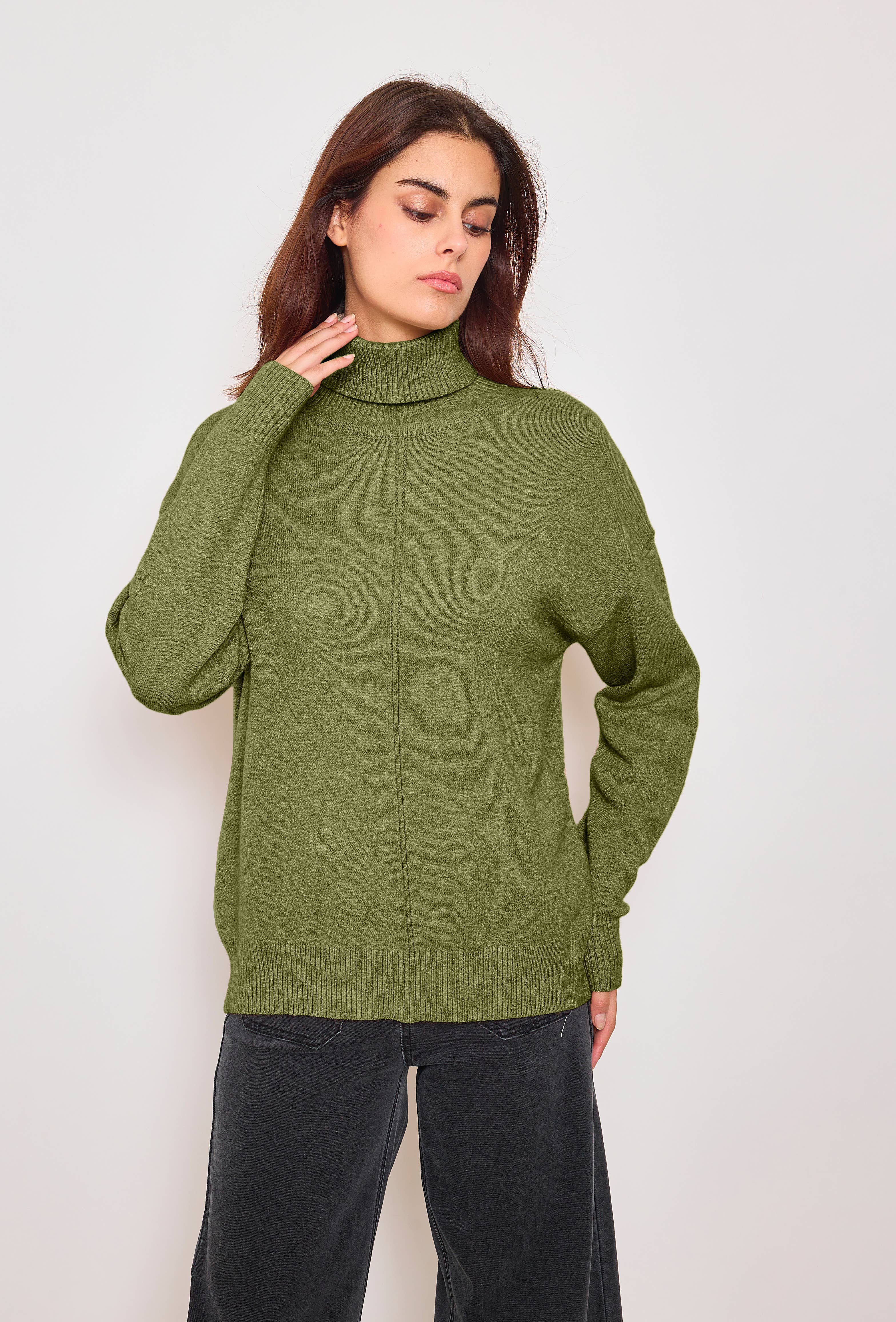 SUNNY STUDIO - Wholesale Knit Sweater - Women's - Women's high-neck sweater4