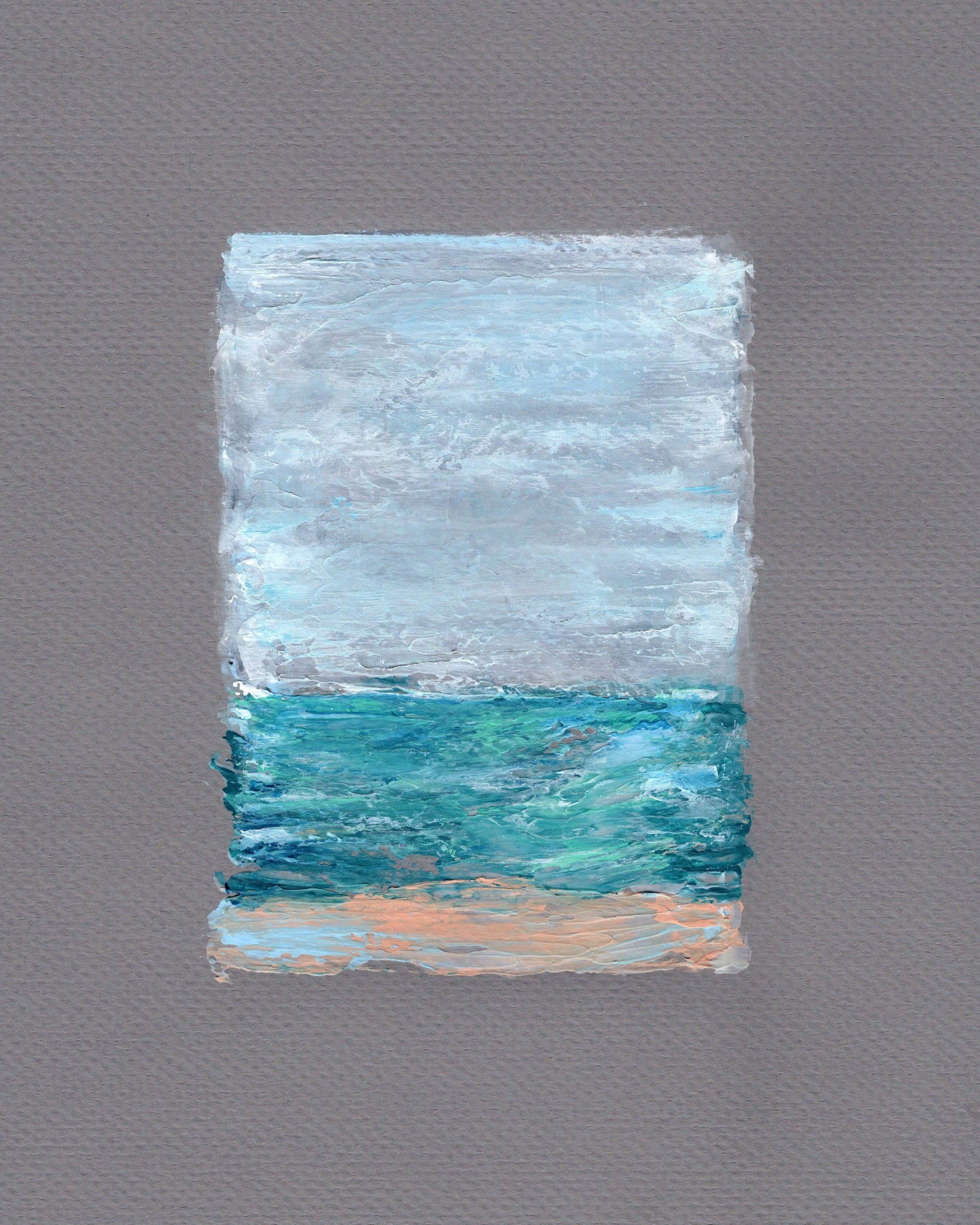 Kate Shore Fine Art - Wholesale Art Print - Coastal Abstract Art Print | Perfect Beach Day2