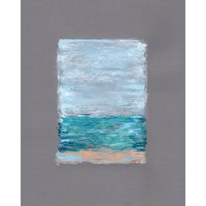 Kate Shore Fine Art - Wholesale Art Print - Coastal Abstract Art Print | Perfect Beach Day2