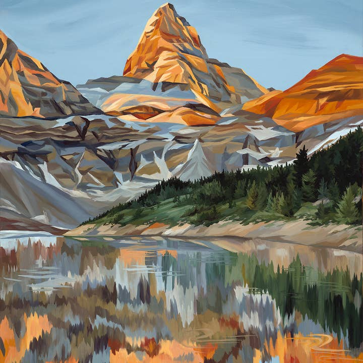 Giclée-afdruk van Mount Assiniboine voor wholesale door V Dub Art