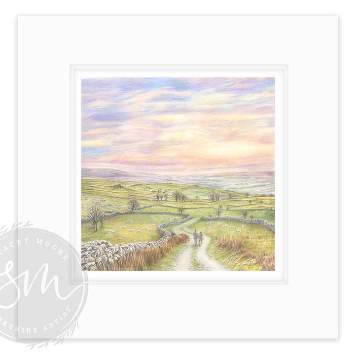 Stacey Moore Ltd – wholesale Art print – You, Me & The Dales