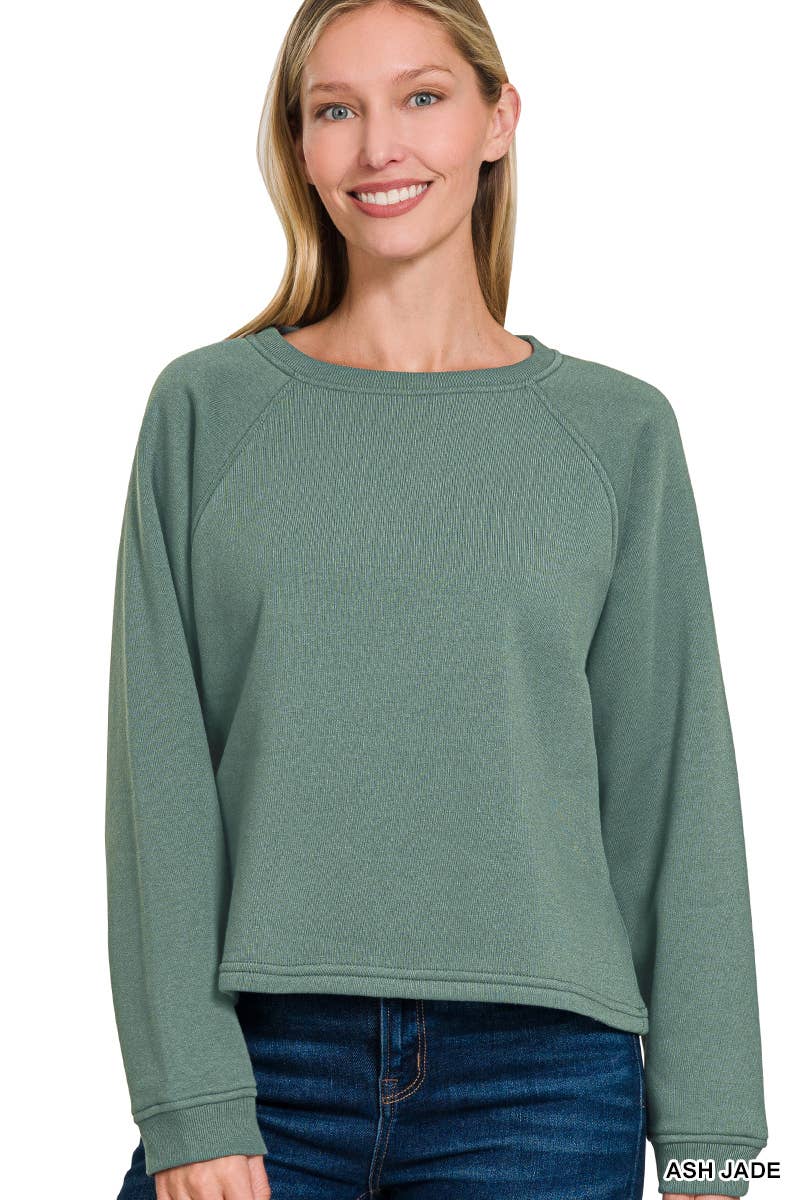 42POPS - Vente Sweat-shirt – femme - Sweat-shirt basique raccourci5