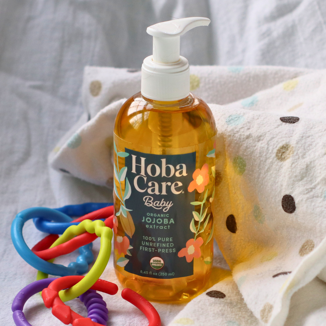 HobaCare Jojoba - Wholesale Massage Oil - Baby - HobaCare Baby 8oz Organic Jojoba Moisturizer & Massage Oil7