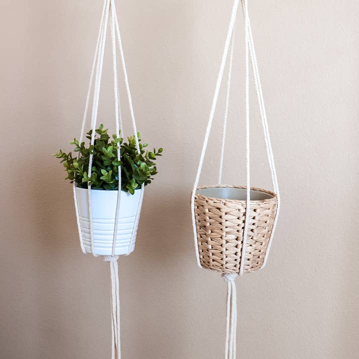 Sapling Fibers - Wholesale Hanging Planter - Simple Macrame Plant Hanger1