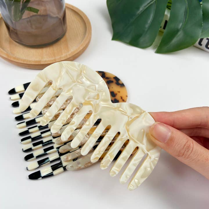 TheDivaSoap - Wholesale Hair Brush/Comb - M-shaped wide-tooth hair comb