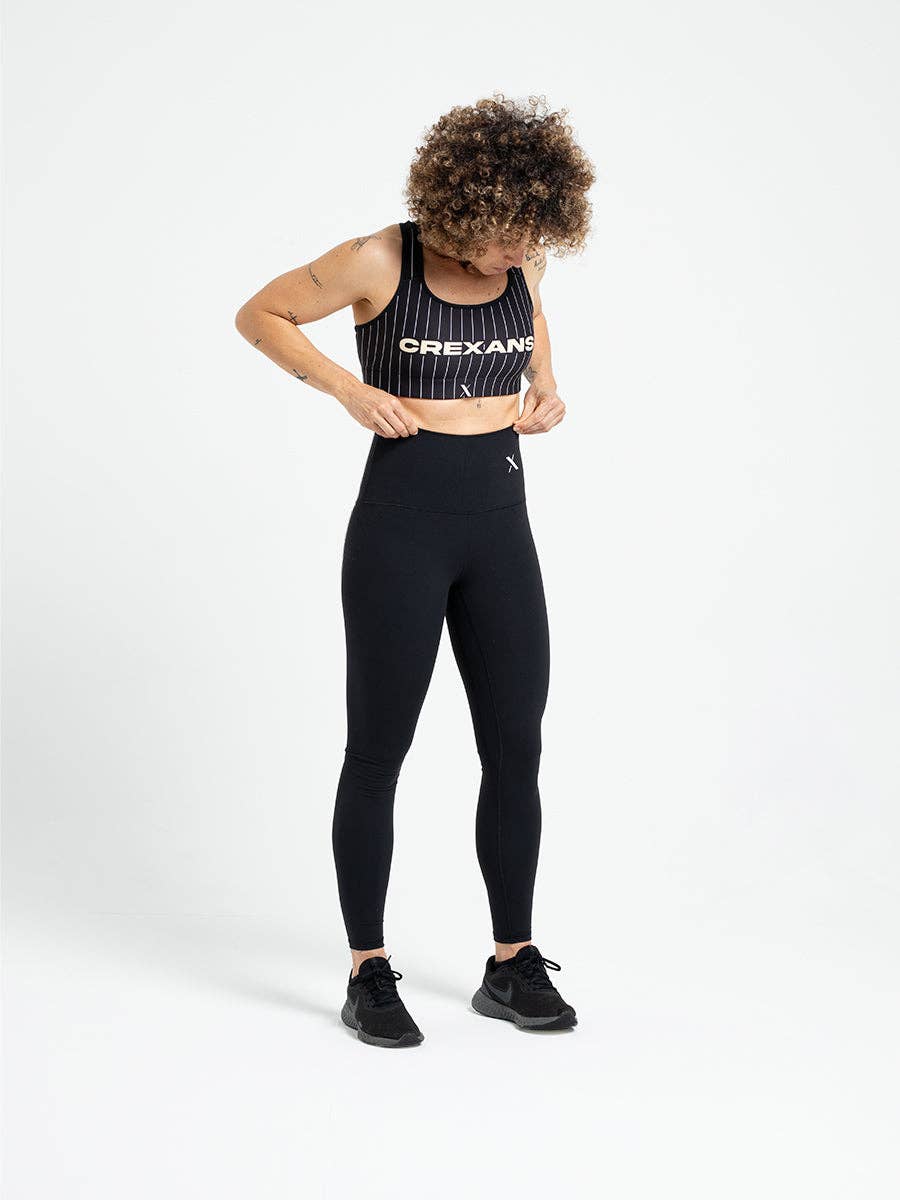 CREXANS – Großhandel Sport-/Lounge-Leggings – Damen – Athletic HW Leggings in Schwarz0