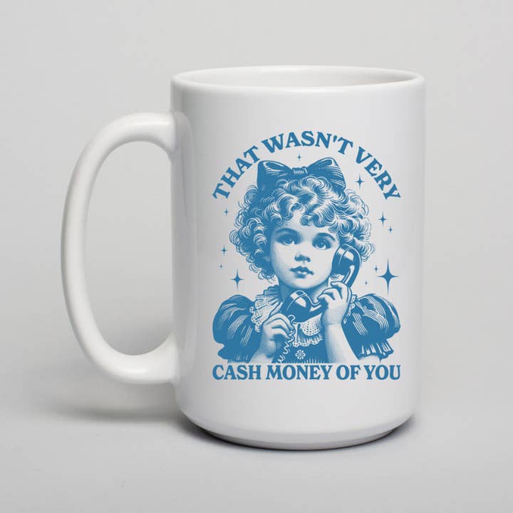 Vintagepige "Det var ikke særlig..." Kaffekrus for engroshandel hos Handsome Sam's