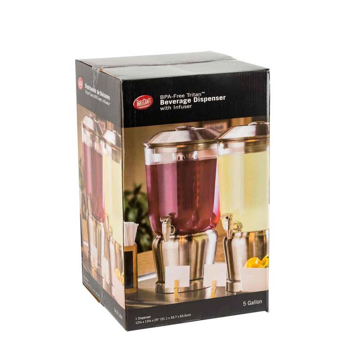 TableCraft Products Company - Wholesale Drink Dispenser - 5 Gallon Upscale Beverage Dispenser3