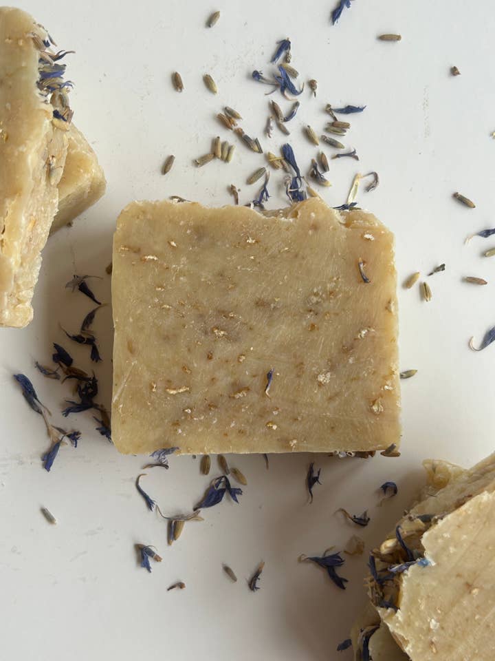 Lavender Oats - Artisan Tallow Soap for wholesale by Blue Butterfly Botanicals