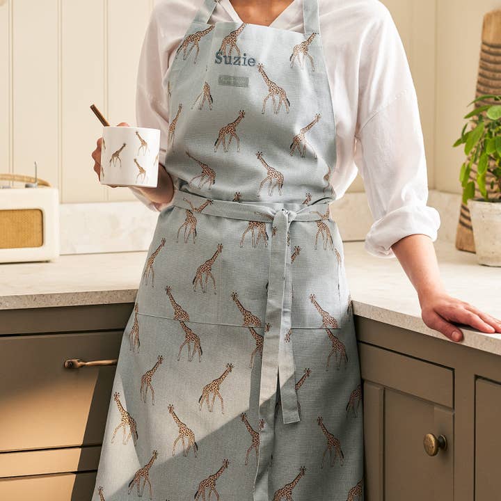 Sophie Allport – wholesale Apron – Giraffe Apron2