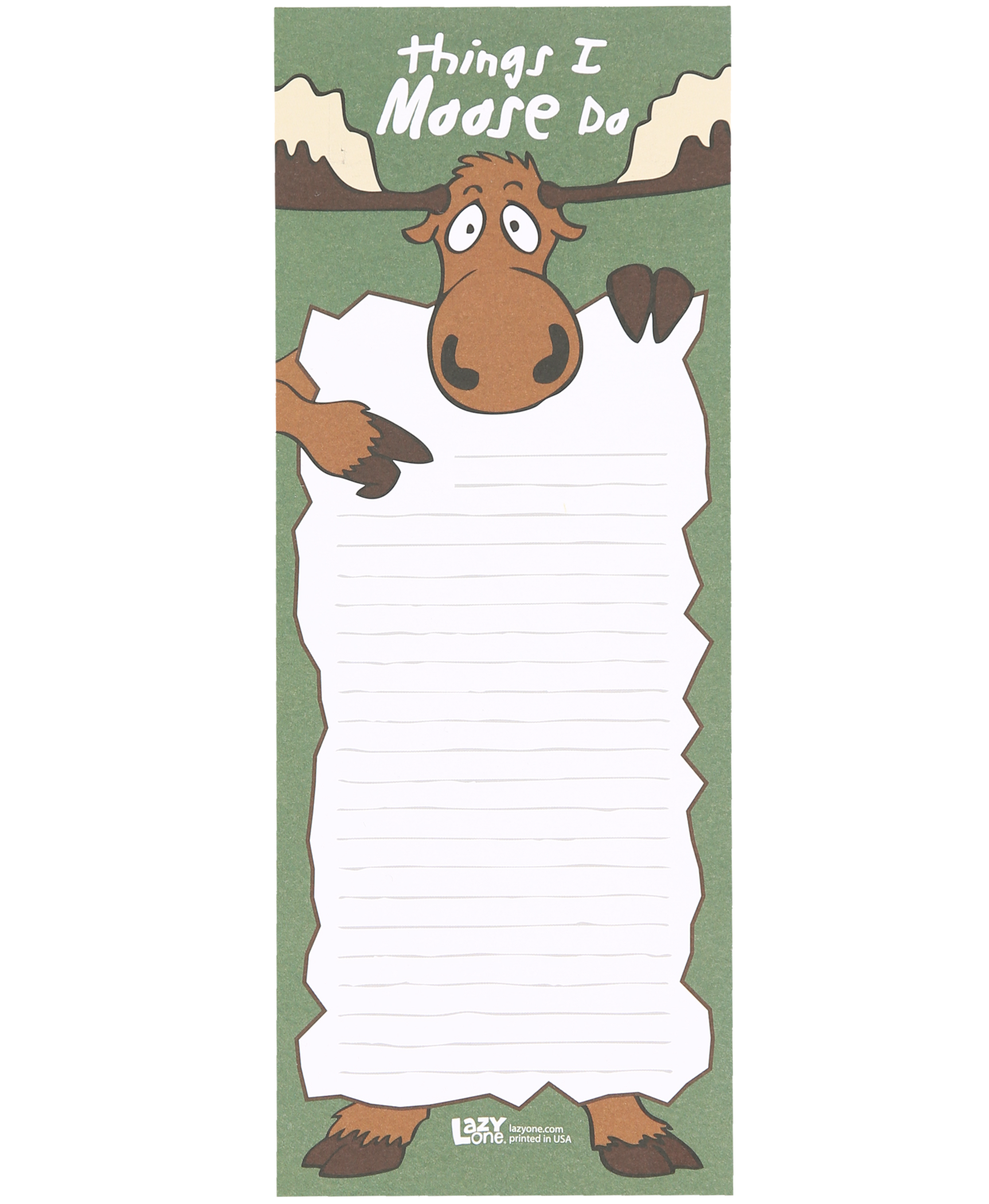 Lazy One - Wholesale Notepad - Things I Moose Do Notepad0