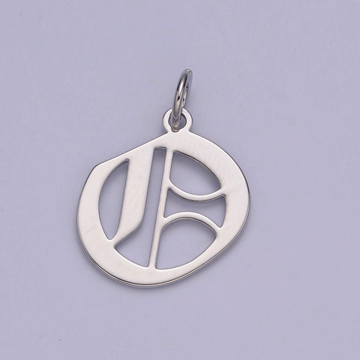Aim Eternal - Wholesale Individual Charm/Pendant - Gothic Letter Charm, Alphabet Charm, Silver Letter Charm, 26 Letters Initial Charms Old English Letter Pendant A690~A70214