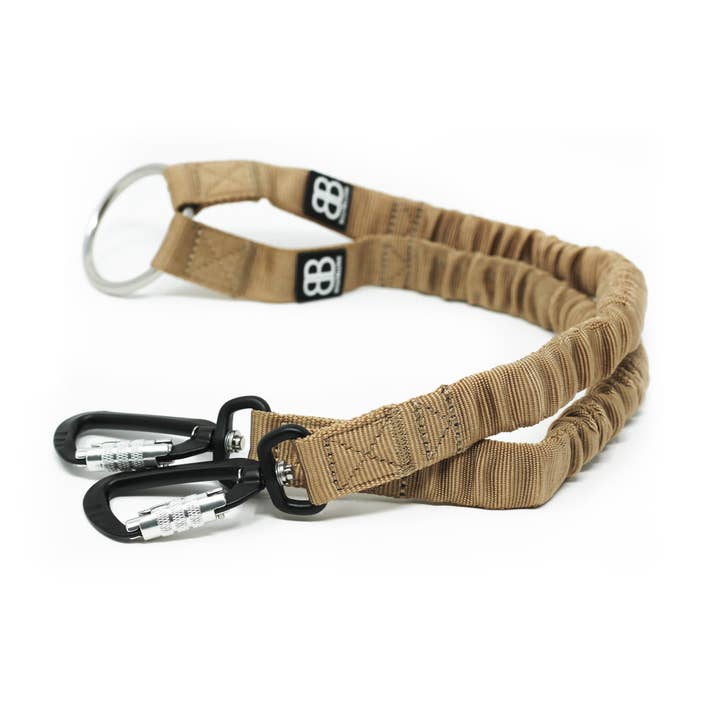 BullyBillows Ltd – wholesale Pet leash – Dog – Zero Shock Bungee Dog Lead - Military Tan