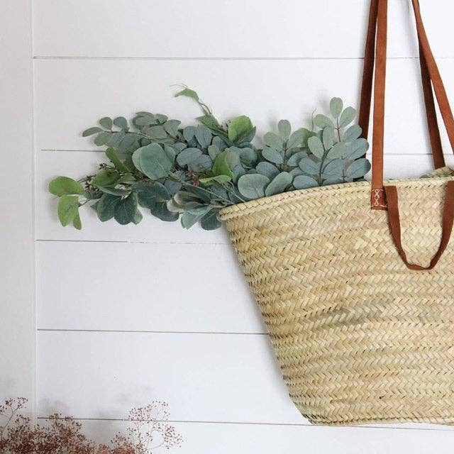 ProHandmadeDesign - Wholesale Beach Bag - Handmade Straw Bag with Leather - French Market Chic