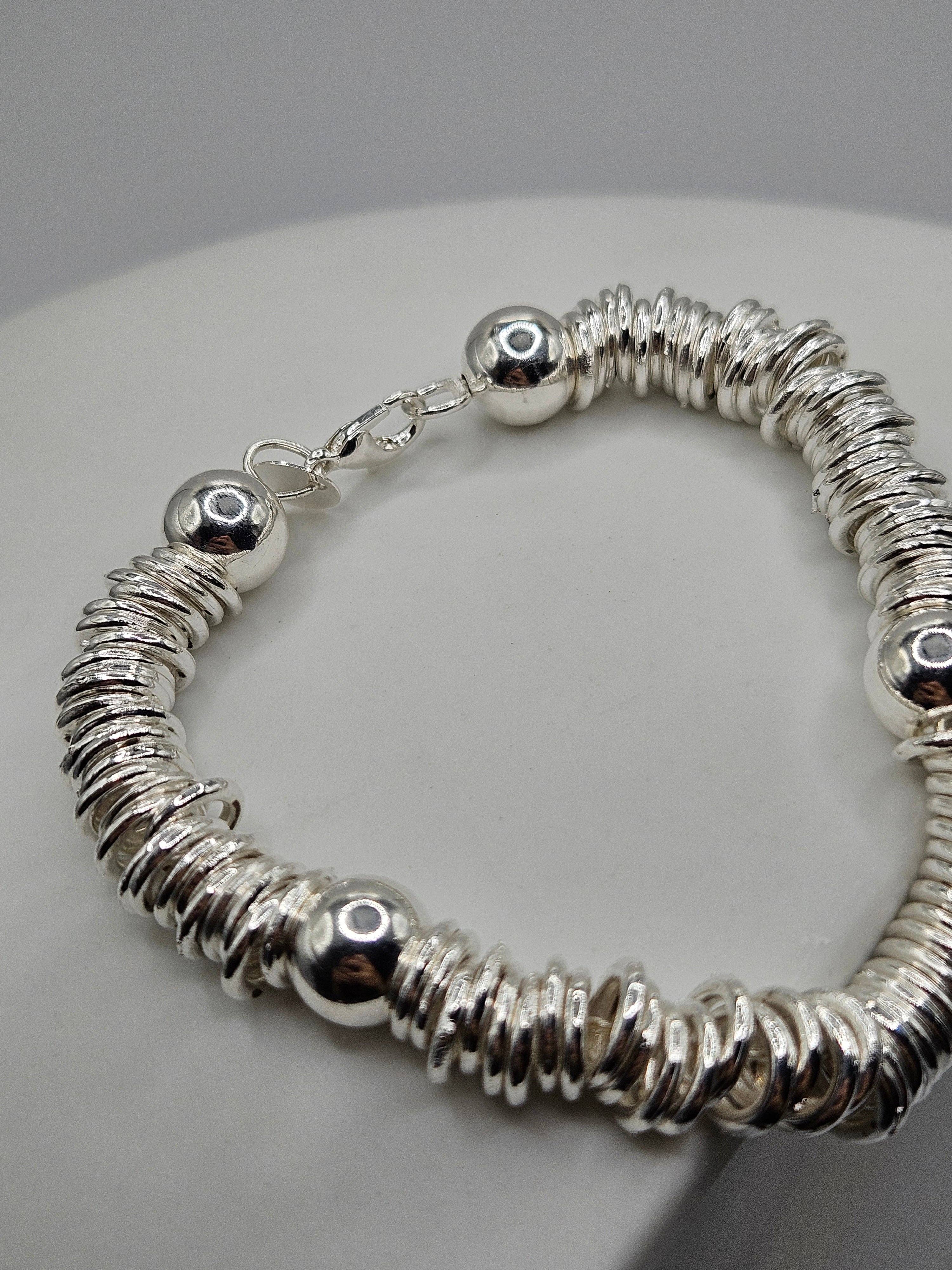 Vie Jewelry - Wholesale Link & Chain Bracelet - Moni Bracelet - Silver Link Bracelet - Stacking - Statement3