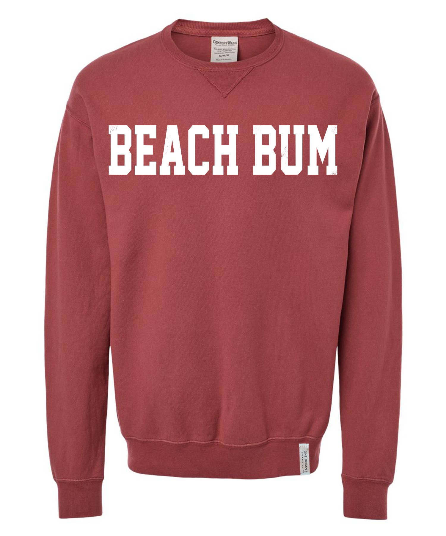 One Ocean Apparel Co.. - Wholesale Graphic Sweatshirt - Unisex - BEACH BUM Crewneck - CUSTOM COLORS2