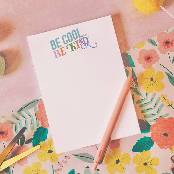 Be Cool Be Kind Note Pad for wholesale by Julie Bluet