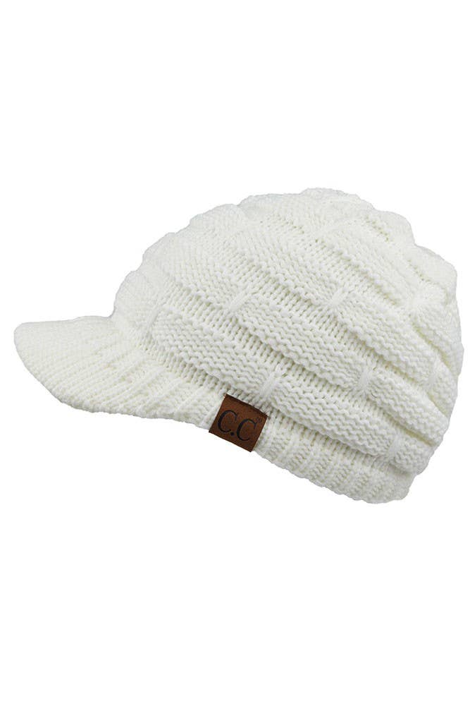 Hana - Wholesale Beanie - Women's - C.C Ribbed Knit Brim Beanie0