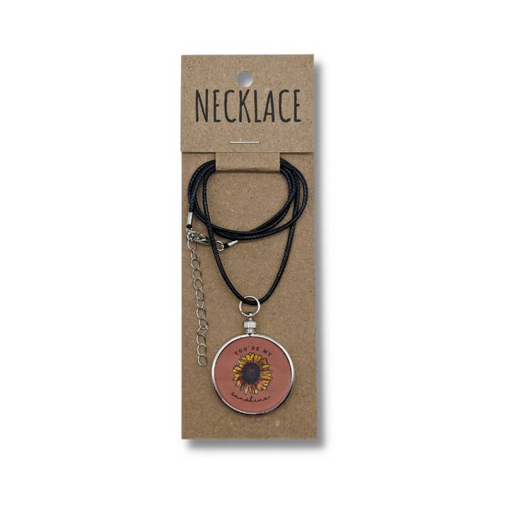 "You Are My SunshIne" | Sunflower | Necklace for wholesale by E. Paganelli Art