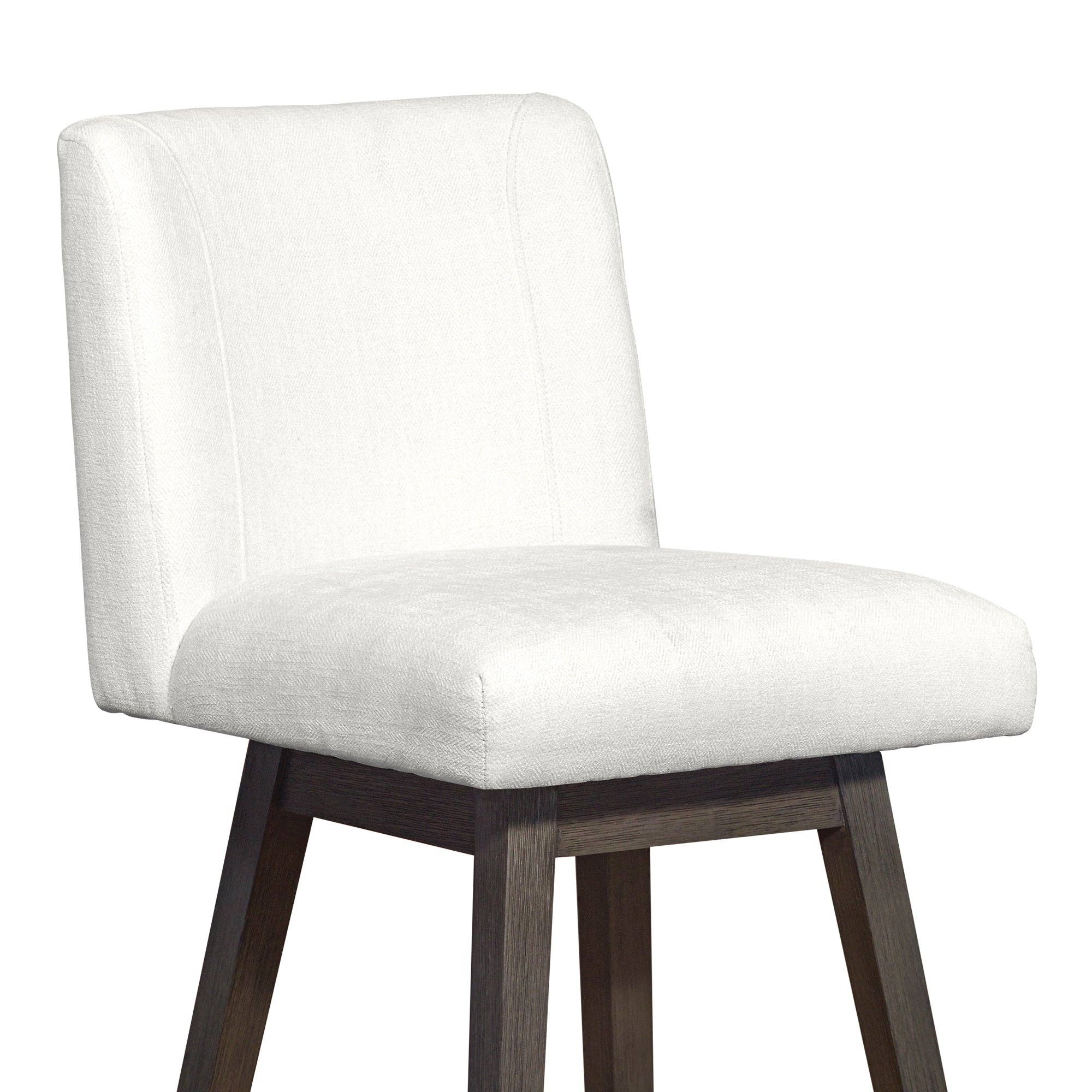 Armen Living - Wholesale Stool - Isabella Modern Upholstered Wood Swivel Barstool74