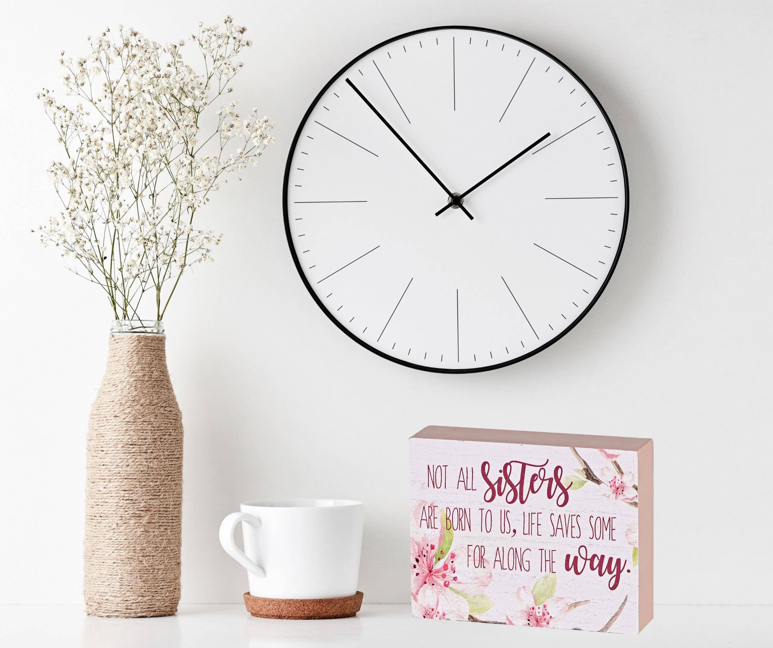 Cottage Garden - Wholesale Decorative Tabletop Object - Tabletop Plaque Not All Sisters Are Born3