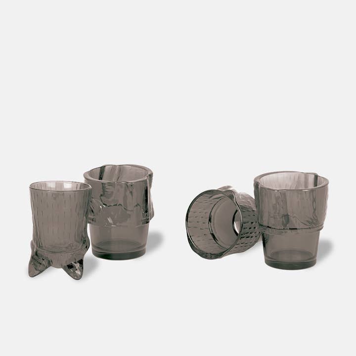DOIY - Vente Verre/tasse - Verres empilables Black Kitty1