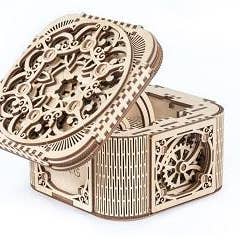 Ukidz LLC - Wholesale DIY Craft Kit - UGears Treasure Box -Wooden 3D Puzzles - DIY2