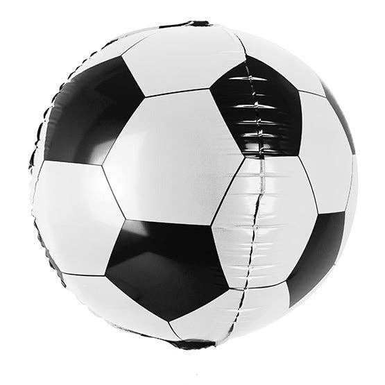 Ballon en aluminium en forme de sphère de ballon de football 16 po - PartyDeco USA pour la vente par THE BALLOON HUB