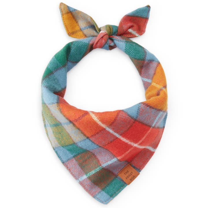 The Foggy Dog - Wholesale Pet Bandana - Dog - Buchanan Plaid Fall Dog Bandana
