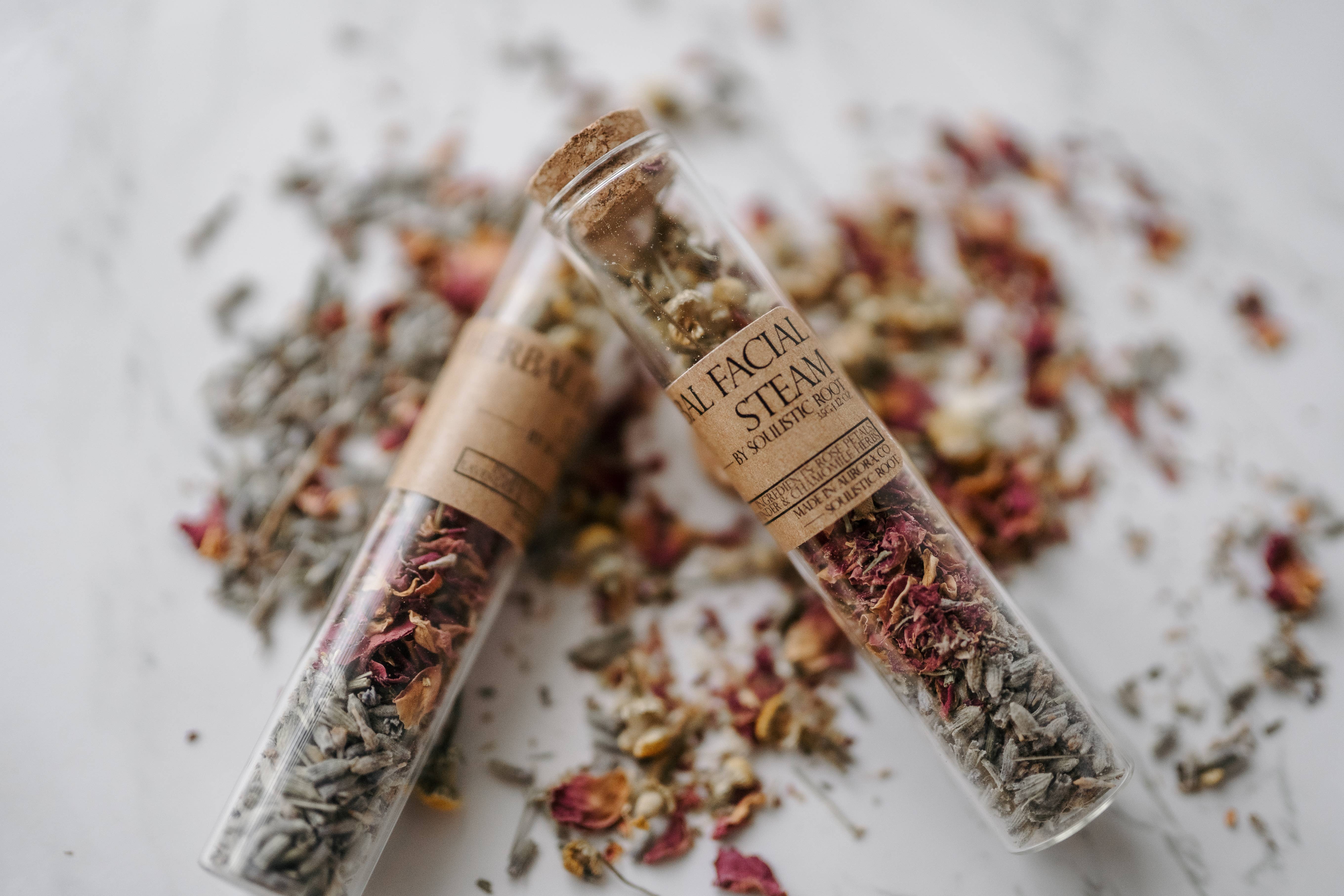 Soulistic Root - Essential Oils & Self Care Gifts - Wholesale Facial Steam - Herbal Facial Steam | Bath Tea with Dried Flowers and Herbs