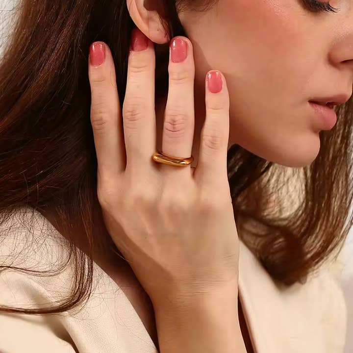 Folie à Trois - Wholesale Band/Stacked Ring - Joni RING11