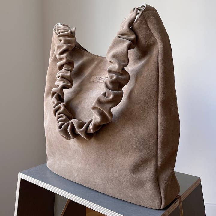 TIEFENBACHER LEHMANN - Wholesale Shoulder Bag - Women's - SHOPPING BAG mocha mousse - light gold5