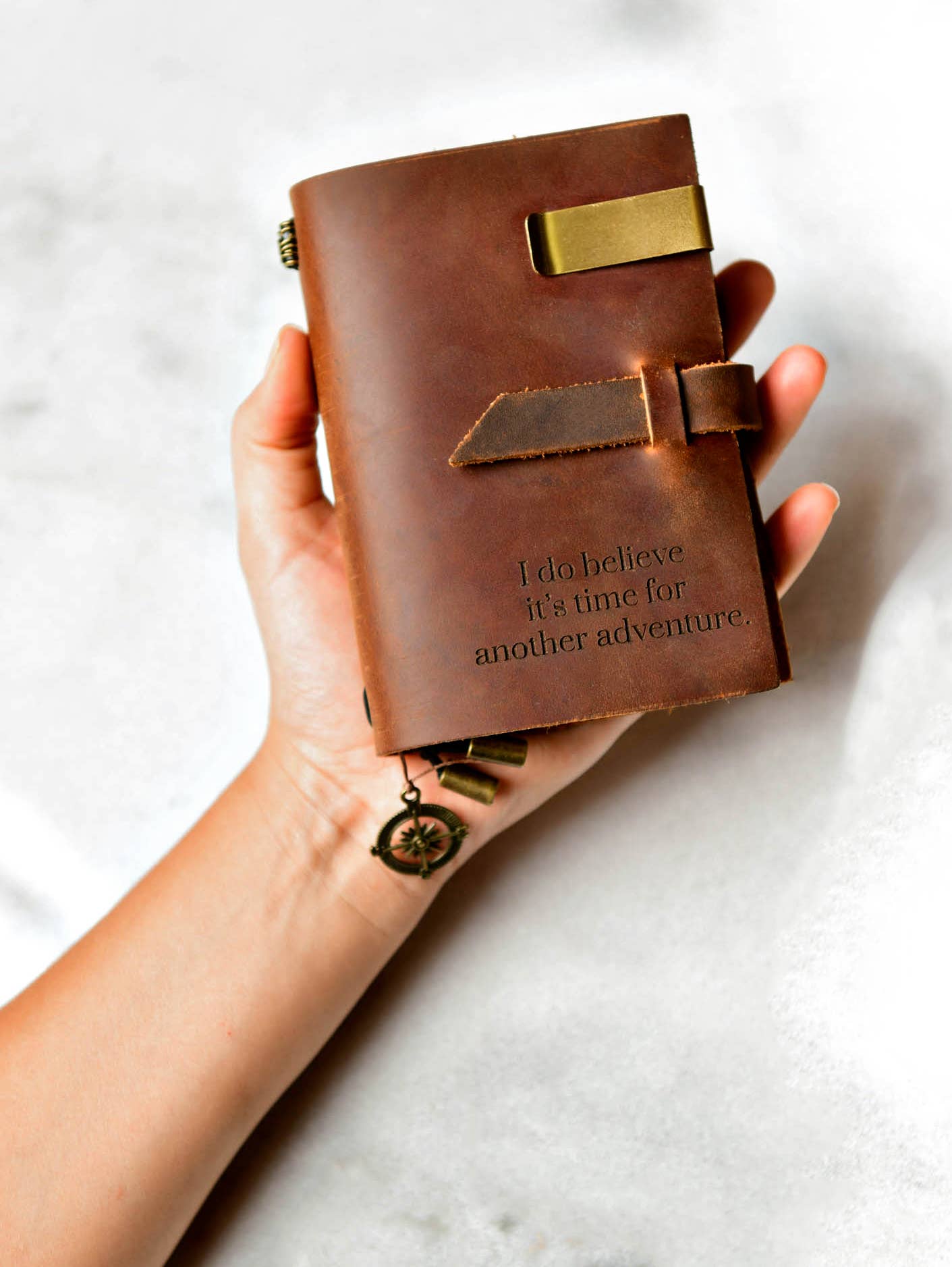 Left Coast Original - Vendita all'ingrosso Diari/agende - Diario in pelle consumata personalizzato12