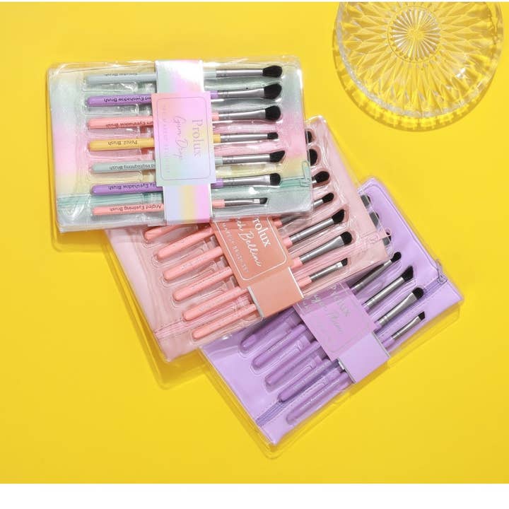 Deluxe komplet 7-delt makeup børstesæt til perfekt blending for engroshandel hos Efon International Corp.