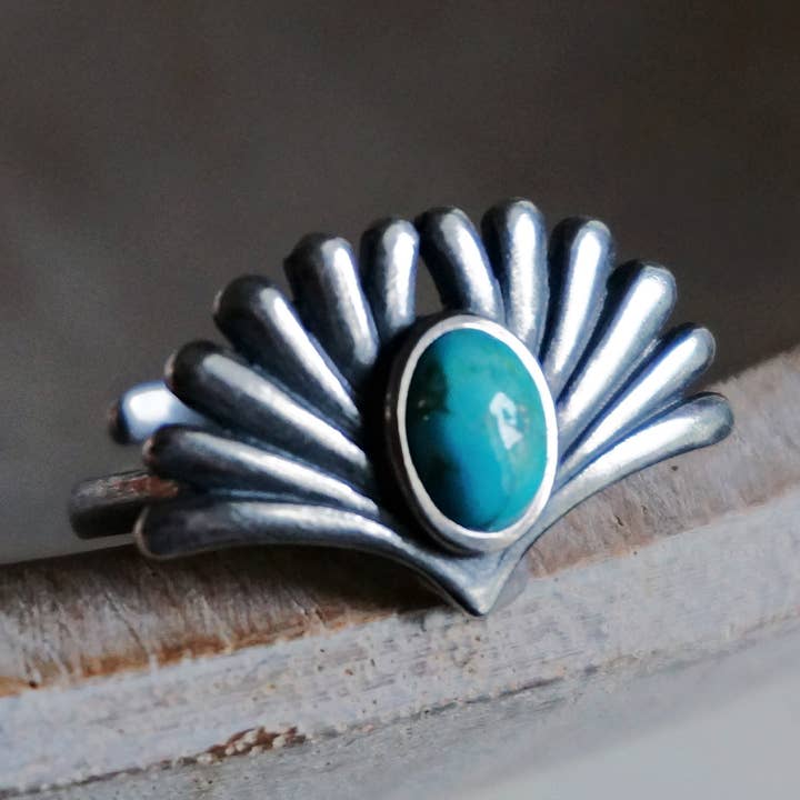 Sowell Jewelry - Wholesale Cocktail/Statement Ring - Prayer Turquoise Ring0