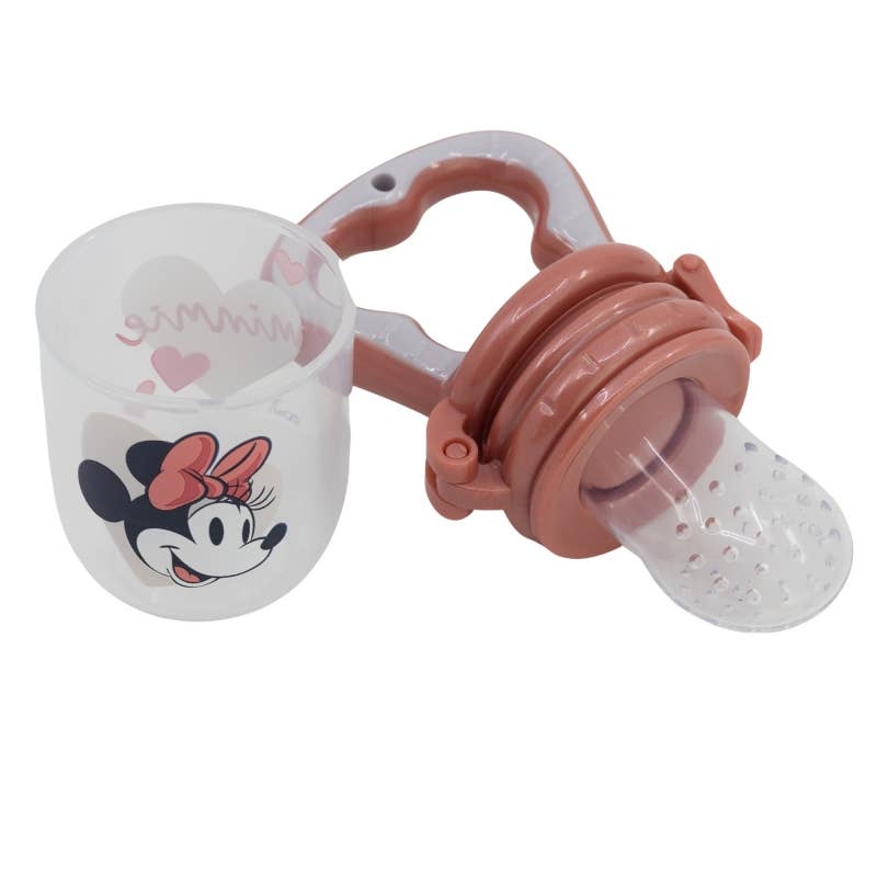 Stor - Wholesale Feeding Set - Baby - Minnie Mouse Heart Full Anti-Choke Feeder Stor2